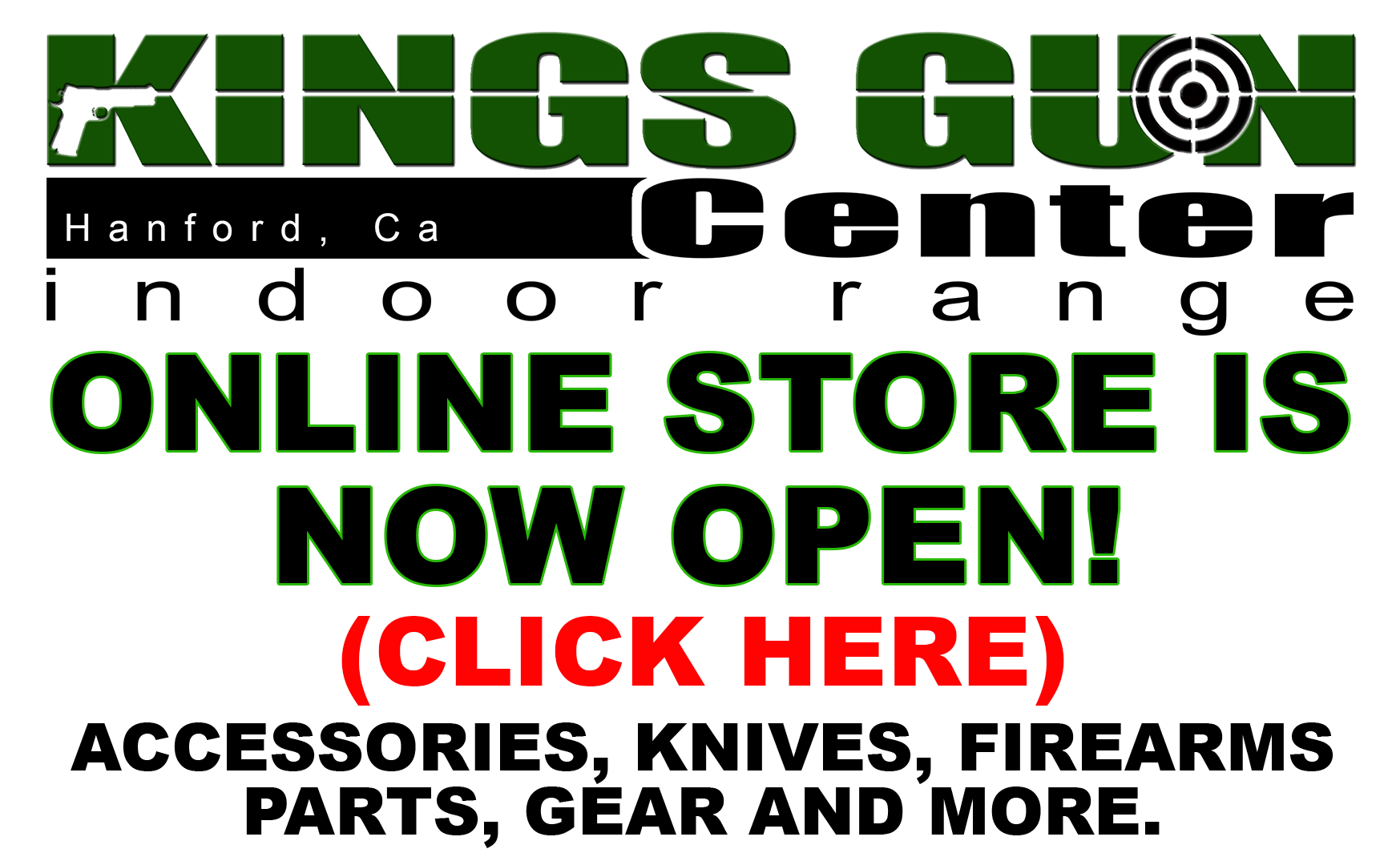 online-store-now-open - Kings Gun & Archery Center